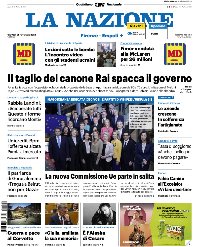 Prima-pagina-la nazione-edizione-di-oggi-20241128